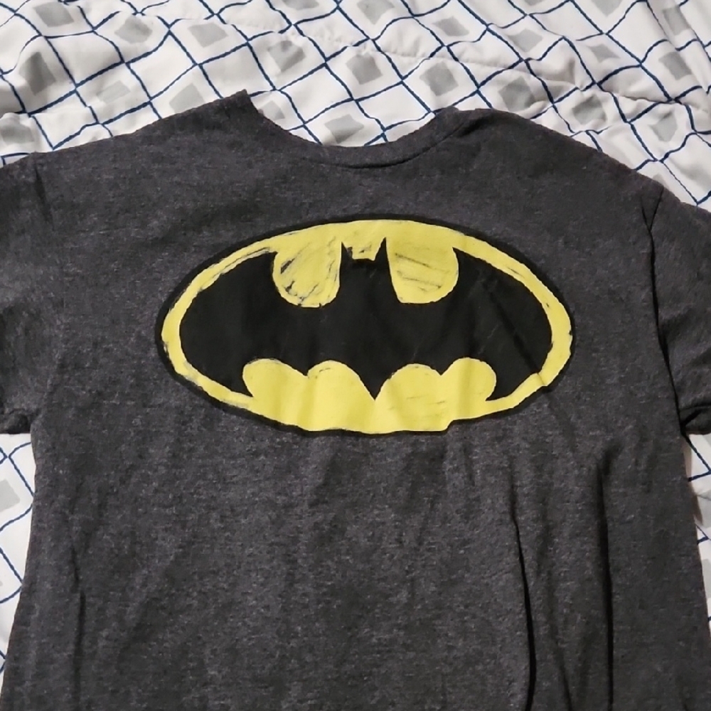 Batman Logo Gray T-Shirt